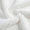 Americanflat Throw Blanket - 50x60 Inch Double Sided Luxe Faux Fur - Soft Plush Fleece Bedding - Cozy Warmth For Living Room Couch Or Sofa - White
